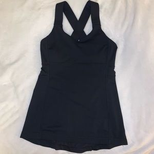Lululemon mesh cross back tank top